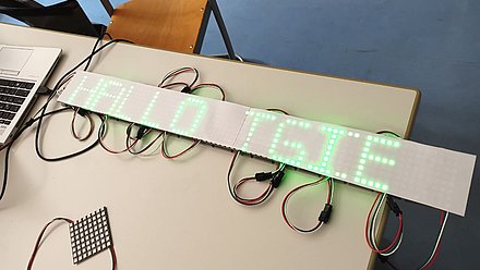 Vom Konzept zur leuchtenden LED-Anzeige – Teamarbeit mit Hard- und Software